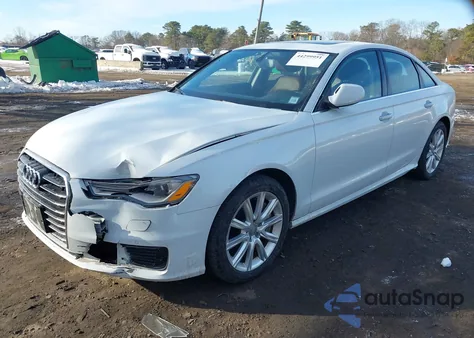 2016 Audi A6 2.0T Premium Plus z USA, uszkodzony, nr VIN WAUGFAFC4GN015597